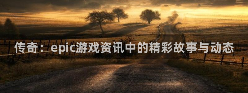奇亿娱乐平台：传奇：epic游戏资讯中的精彩故事与动态